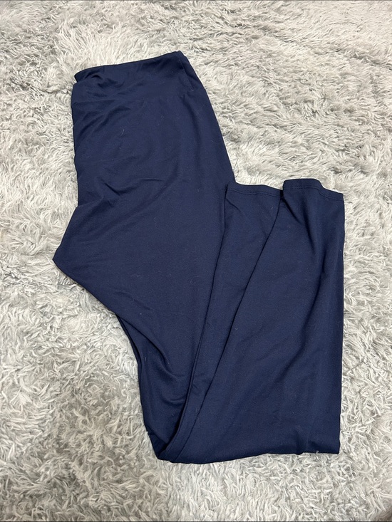 Pants - Women's Navy Blue Stretch Leggings
